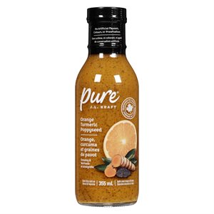 Vinaigrette grain pavot,oran curc 355ml