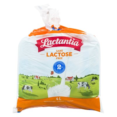 Lait sans lactose 2% 4lt