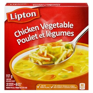 Soupe au poulet légumes 2un 117gr