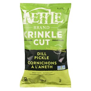 Croust. ondulées cornichon à l'aneth 198gr