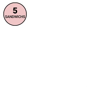 Sandwich oeufs & poulet pain blanc 800gr