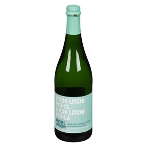 Moût pomme litchi sans alcool 750ml