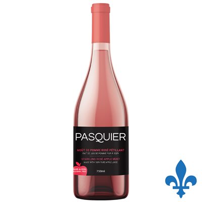 Moût pomme rosé pétillant 750ml