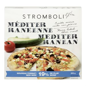 Pizza méditerranéenne 393gr
