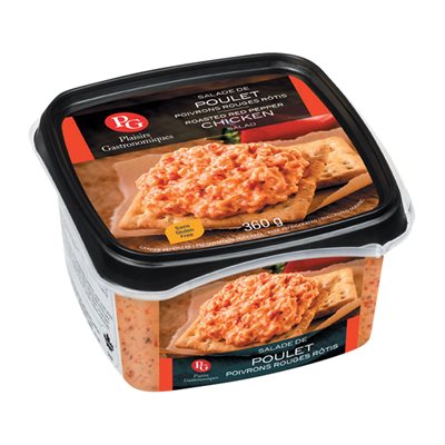 Salade poulet poivrons rouge grillés 360gr