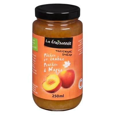 Tartinade pêches & érable 250ml