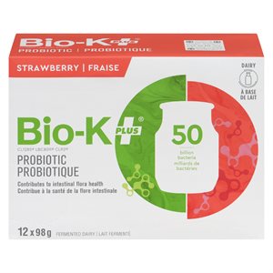 Probiotique lait fermenté fraise 12x98gr