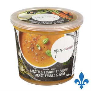 Soupe carotte / fenouil & basilic 625ml