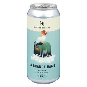 Bière witbier blanche Allemande Bio 473ml