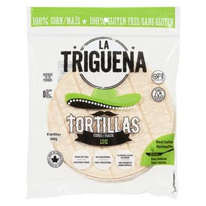 Tortillas mais lime & Avocat 8 " 340gr