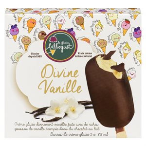 Barre glacée divine vanille 3x88ml