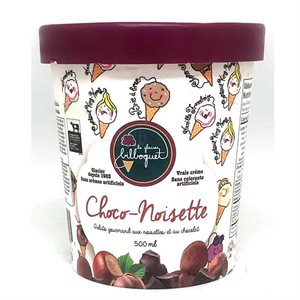 Crème glacée choco-noisette 500ml