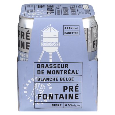 DBM Bière Witbier Blanche 4.5% 4x473ml