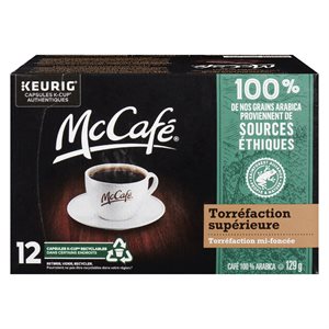 Café kcup mi-noir torréfaction supérieure 12un