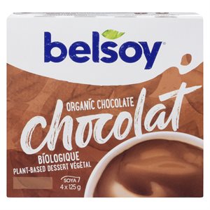 Dessert de soya chocolat bio 4x125gr