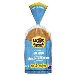 Pain sandwich blanc sans gluten 340gr