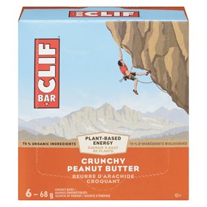 Barre énerg.arachide croq.6un 408gr