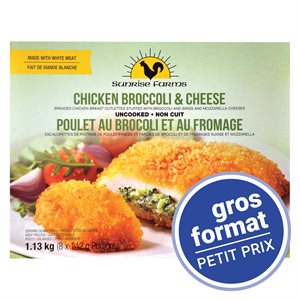 Poulet au brocoli & fromage surgelé 1.13kg