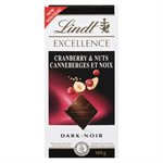 Chocolat canneberge et noix 100gr