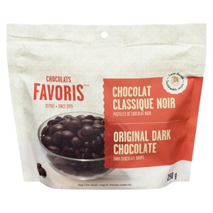 Pastilles chocolat noir classique 250gr