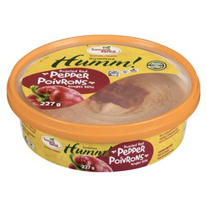 Hummus cocktail poivrons rouges rôtis 227gr