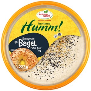 Hummus bagel plein gout 227gr