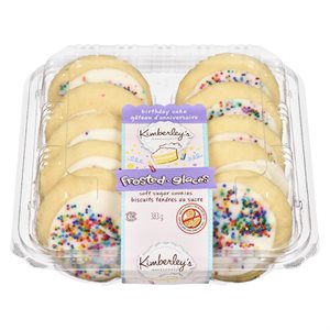 Biscuits glacés gâteau anniversaire 10un 383gr