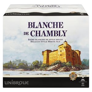 Bière blanche 5% 12x341ml