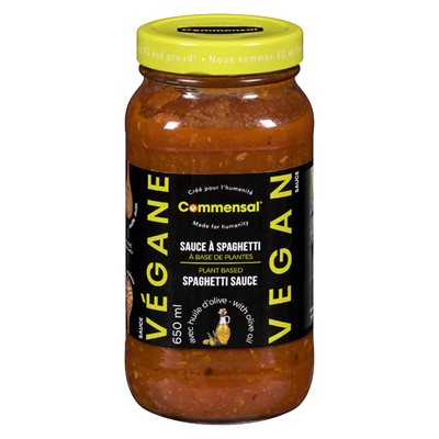 Sauce à spaghetti végan 650ml