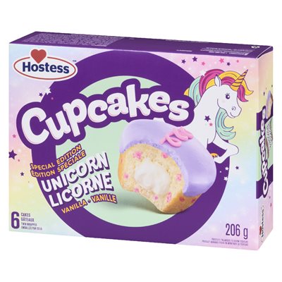 Cupcakes licorne 6un 206gr