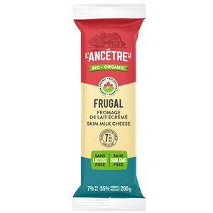 Fromage Frugal 7 % bio sans lactose 200gr