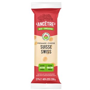 Fromage suisse bio sans lactose 200gr