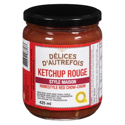 Ketchup rouge maison 425ml