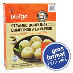Dumplings vapeur 6 x170gr 1kg
