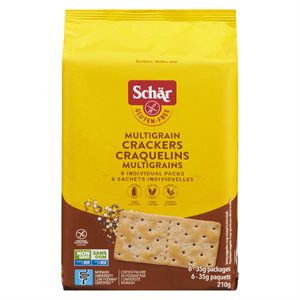 Craquelins multigrains sans gluten 210gr