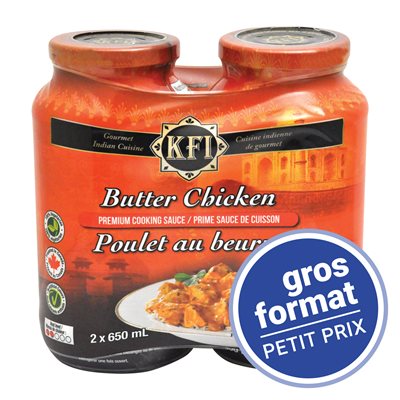 Sauce poulet beurre 2x650ml