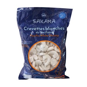 Crevettes blanches crues 91 / 120 PDSQ 907gr