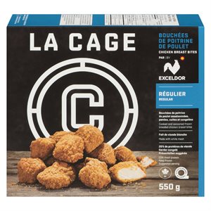 Bouchées poulet surgelées 550gr
