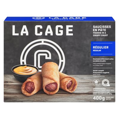 Saucisses enrobées pâte croustillante 400gr