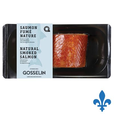 Pavé saumon fumé nature 140gr