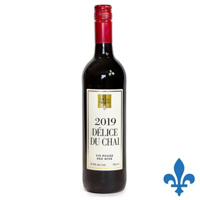 Vin rouge Délice du chaï 750ml