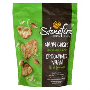 Croquants naan Ail Fromage 170gr