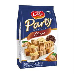 Biscuits gaufrettes chocolat 250gr