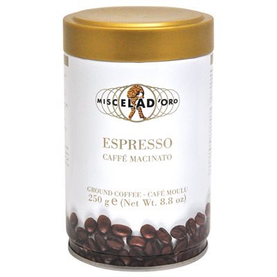 Can espresso moulu 250gr